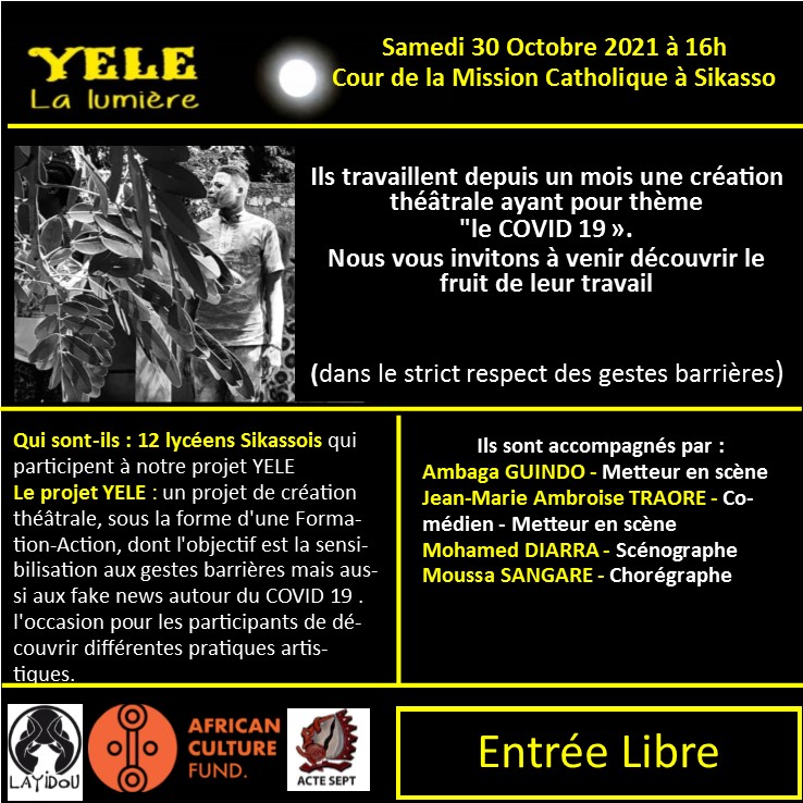 Yélé la lumière invitation